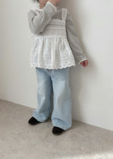 Signature denim pants