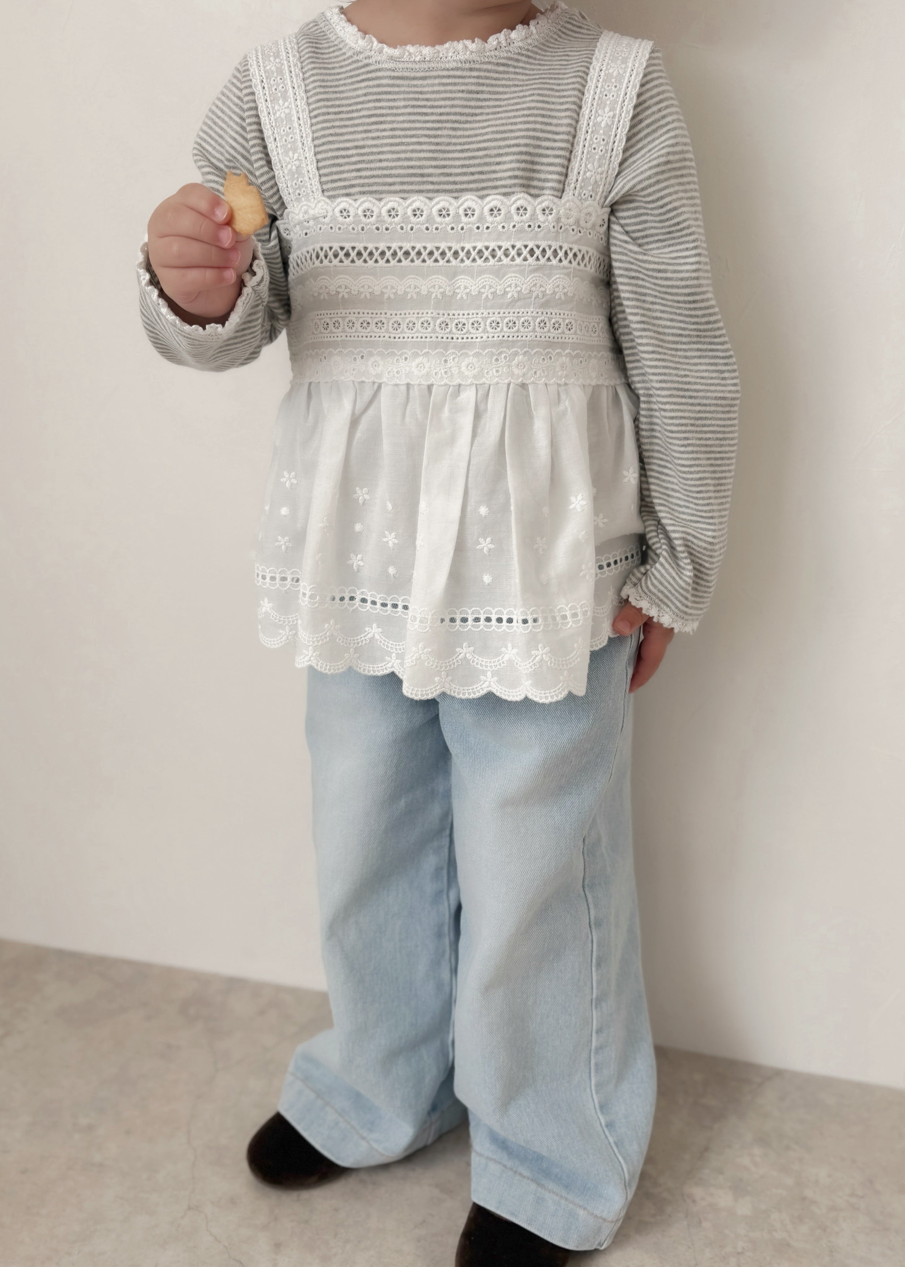 Signature denim pants