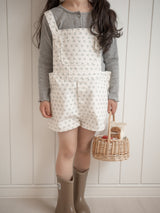 Heart button cross tee