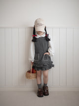 Little pocket frill one-piece