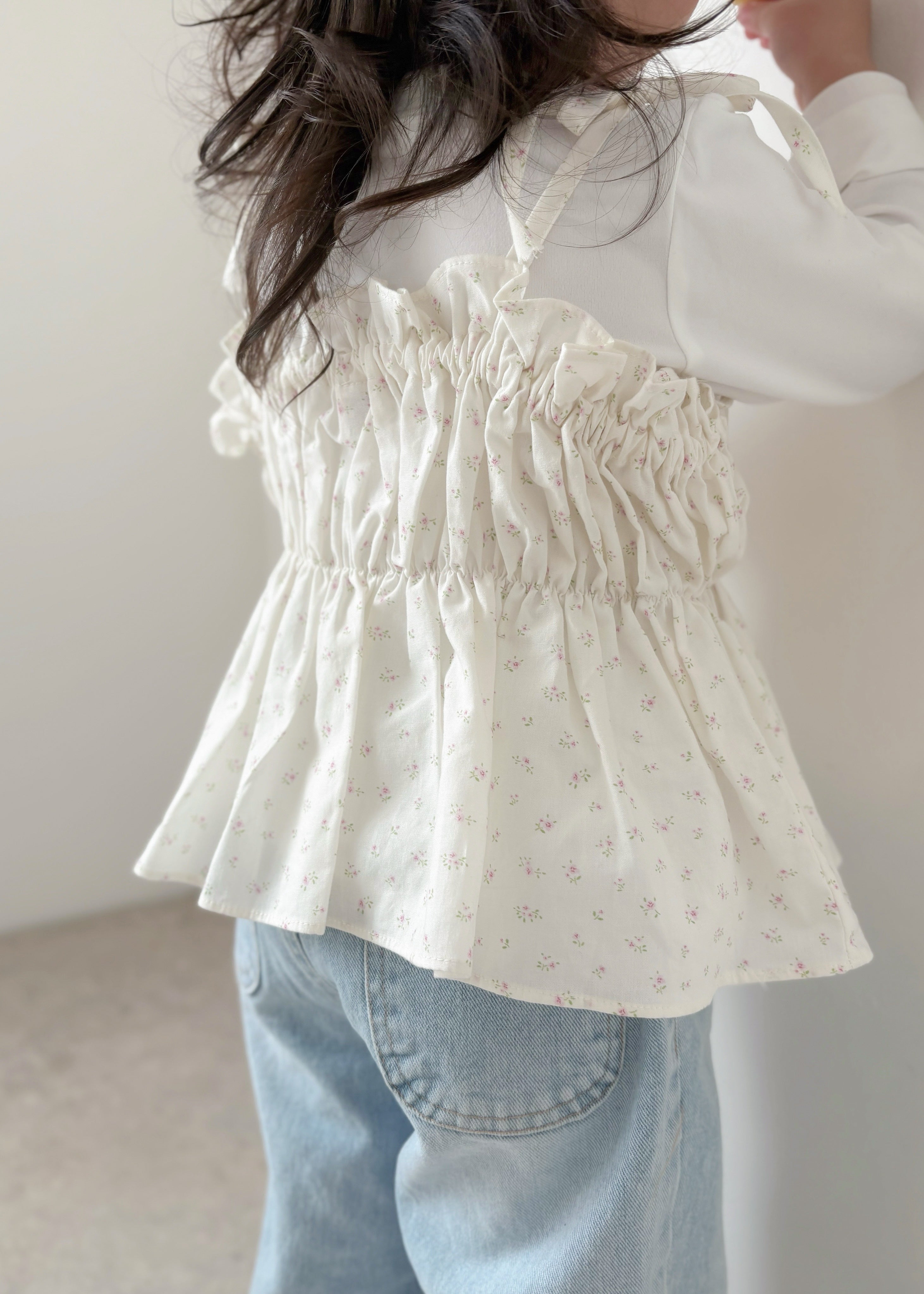 Coco shirring bustier