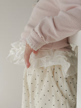 Mable ribbon lace tee