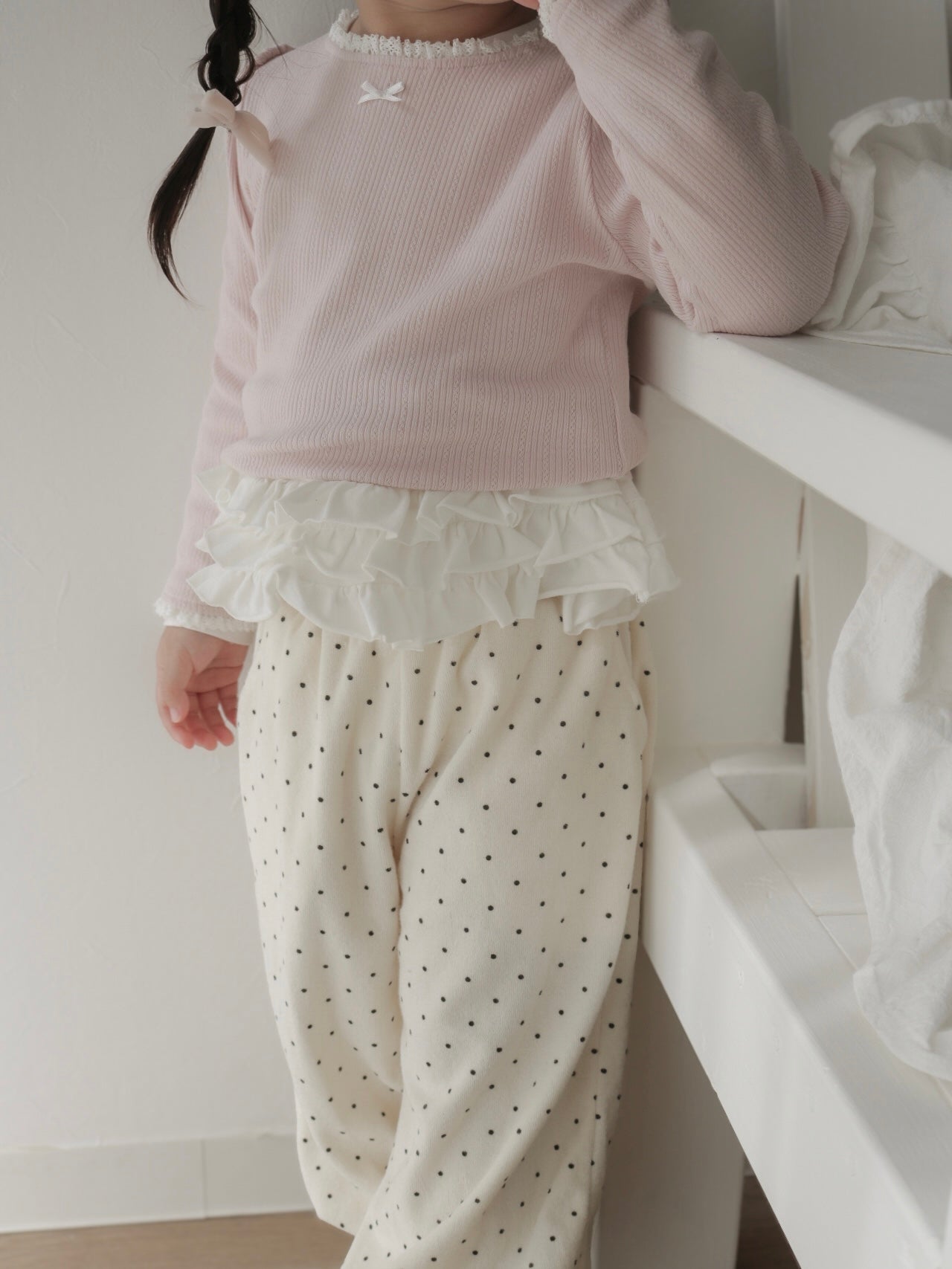 Mable ribbon lace tee