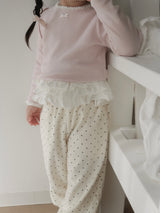 Mable ribbon lace tee