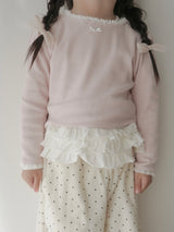 Mable ribbon lace tee