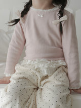 Mable ribbon lace tee