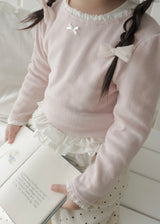 Mable ribbon lace tee