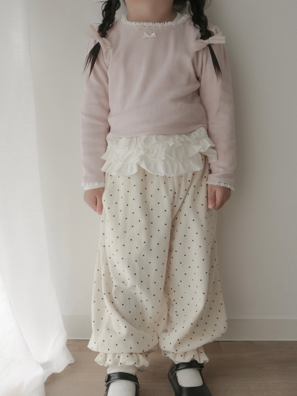 Mable ribbon lace tee