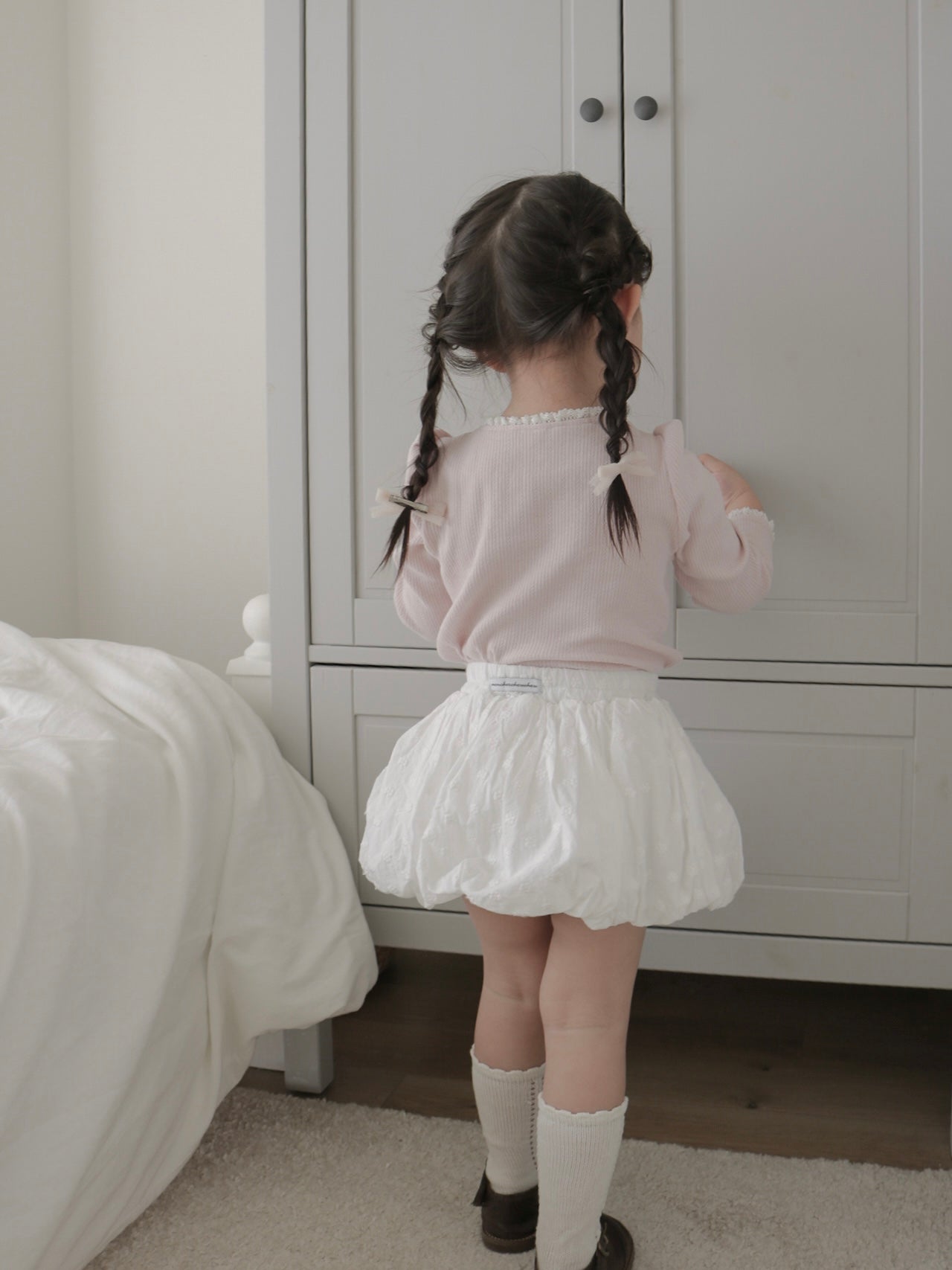 Mable ribbon lace tee