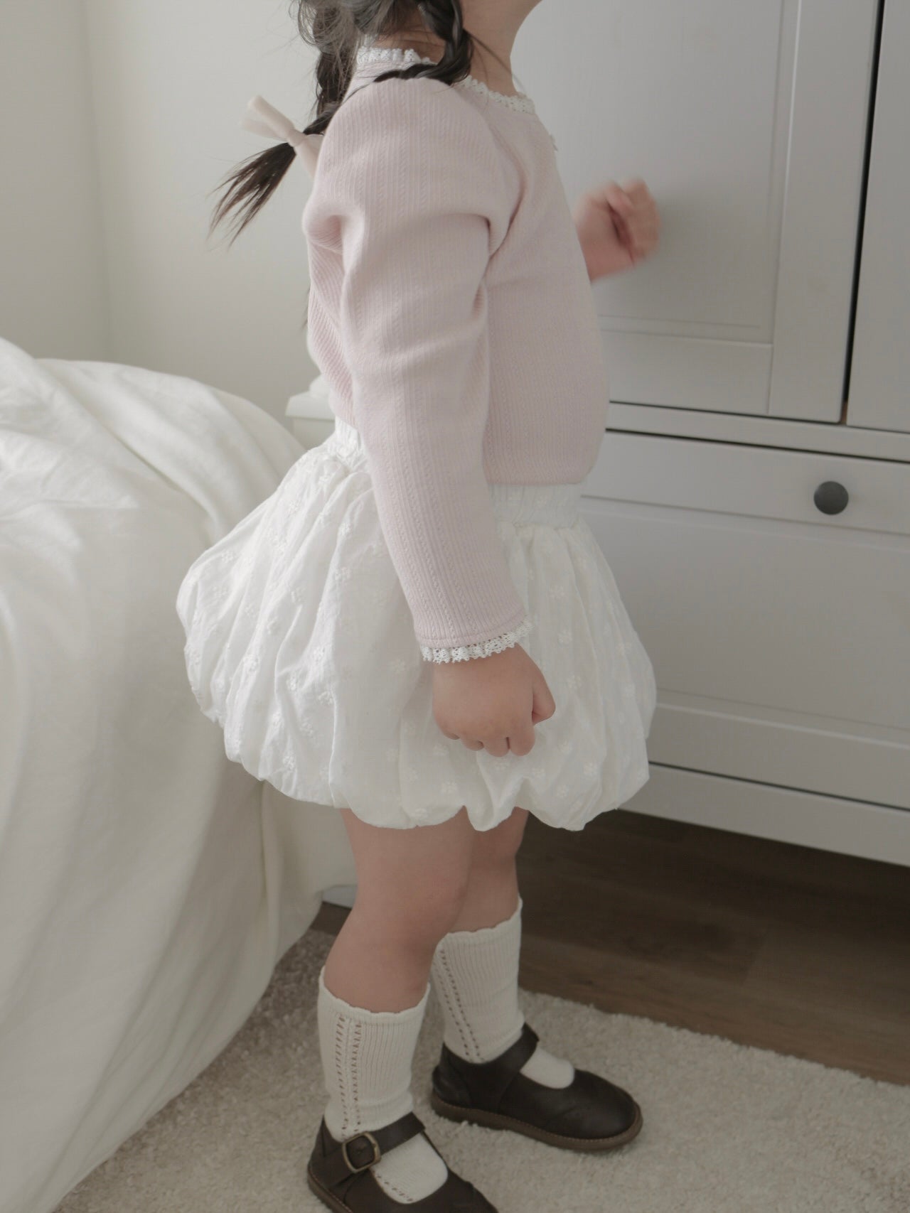 Mable ribbon lace tee