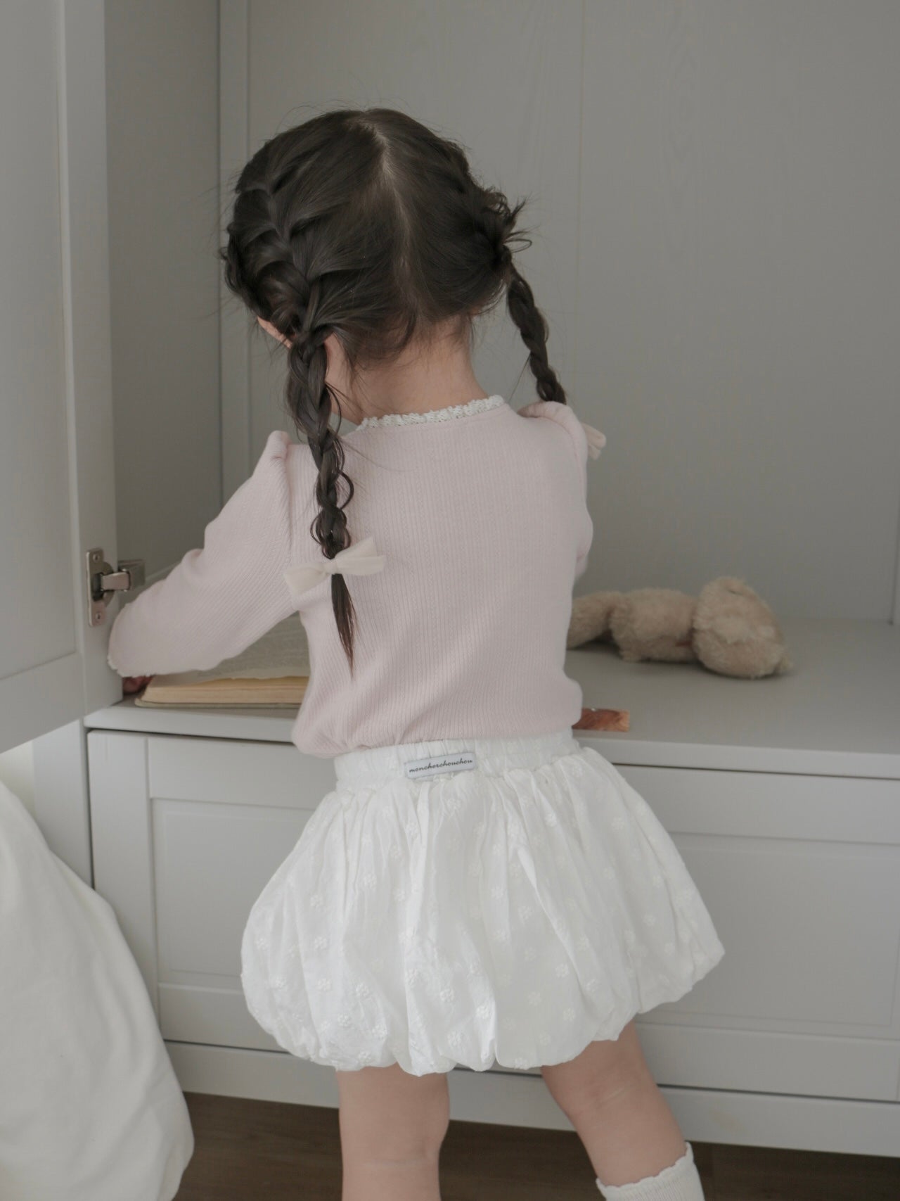 Mable ribbon lace tee