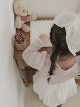 Mable ribbon lace tee