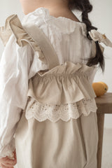 Lace frill blouse