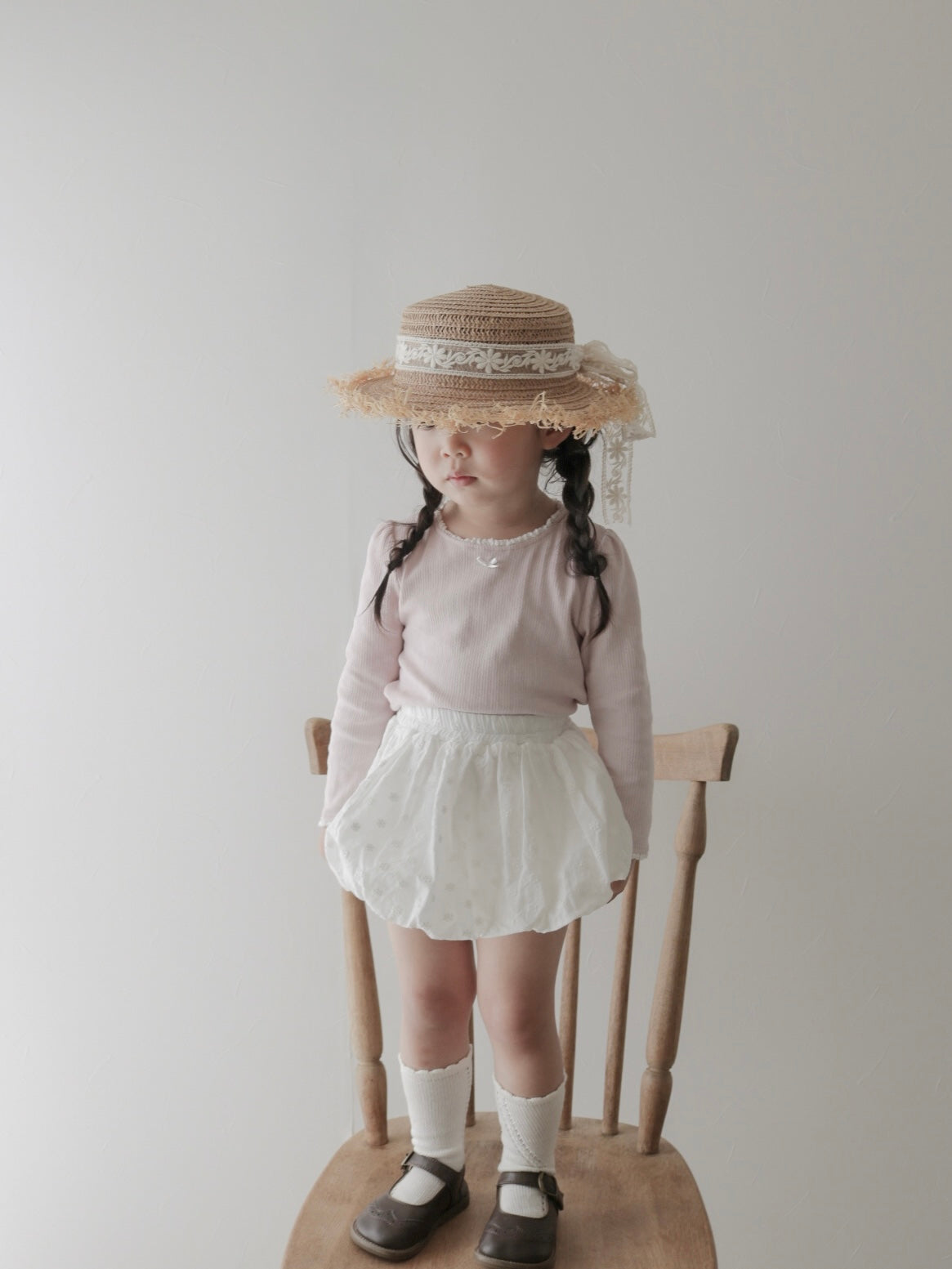 Mable ribbon lace tee