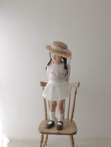 Mable ribbon lace tee