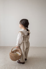 Lace frill overall