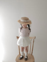 Mable ribbon lace tee