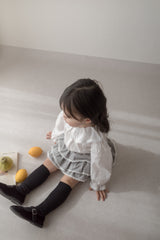 Berry lace cancan skirt