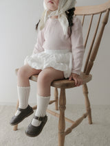 Mable ribbon lace tee