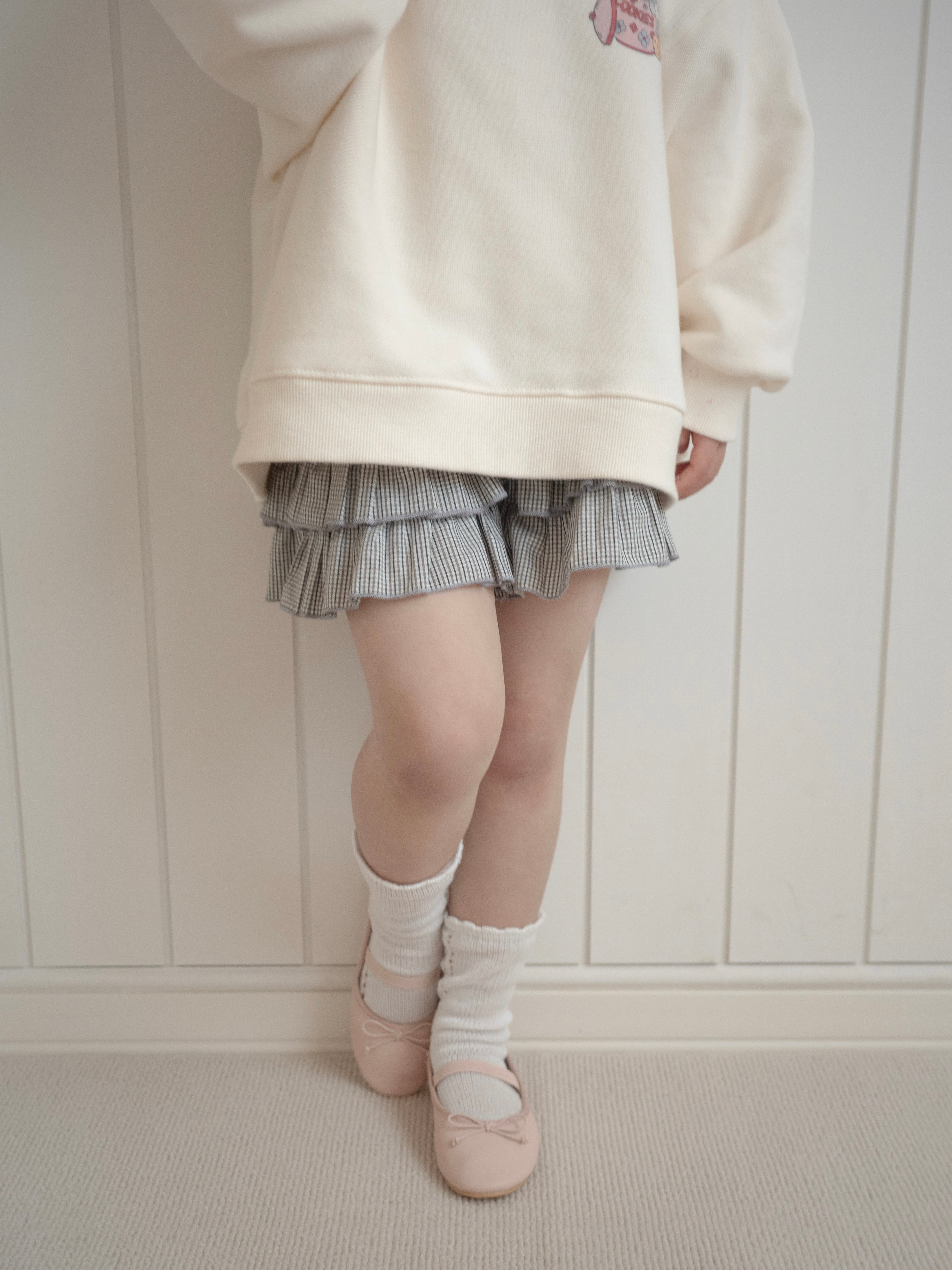 Lulu check cancan pants