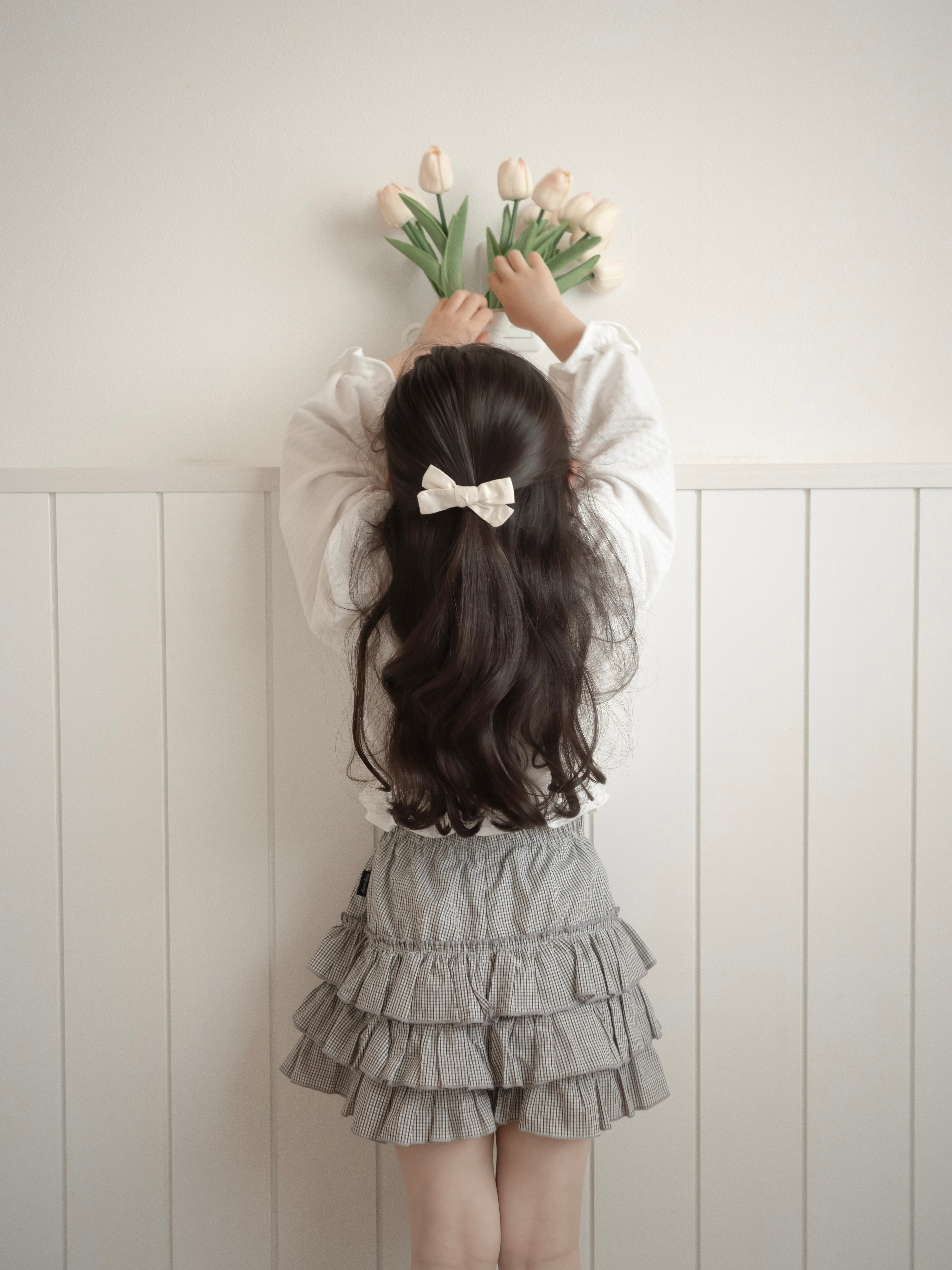 Lulu check cancan pants