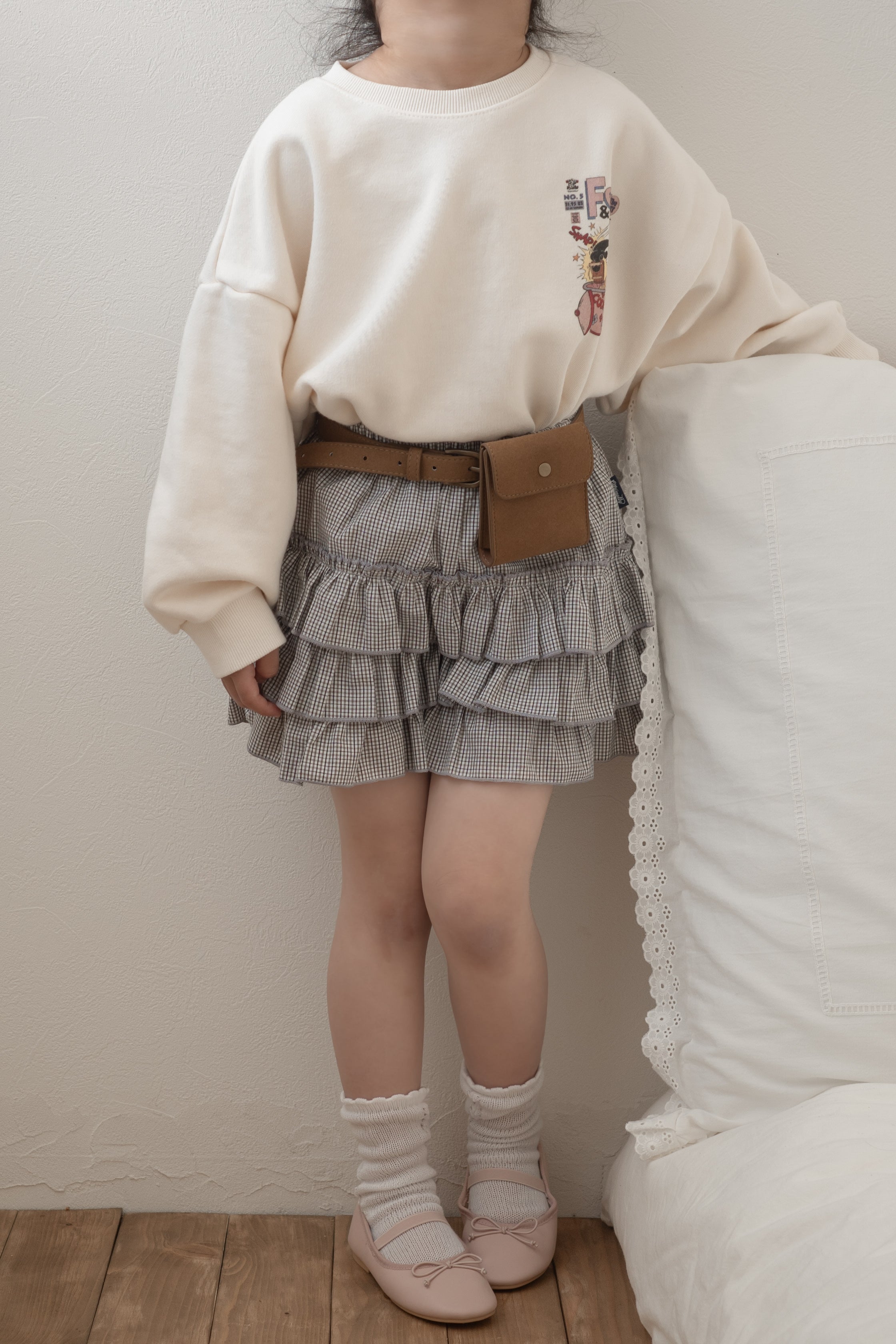 Lulu check cancan pants