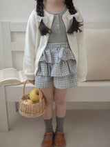 Heart button cross tee