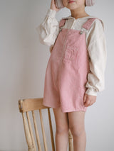Cotton berry short overalls