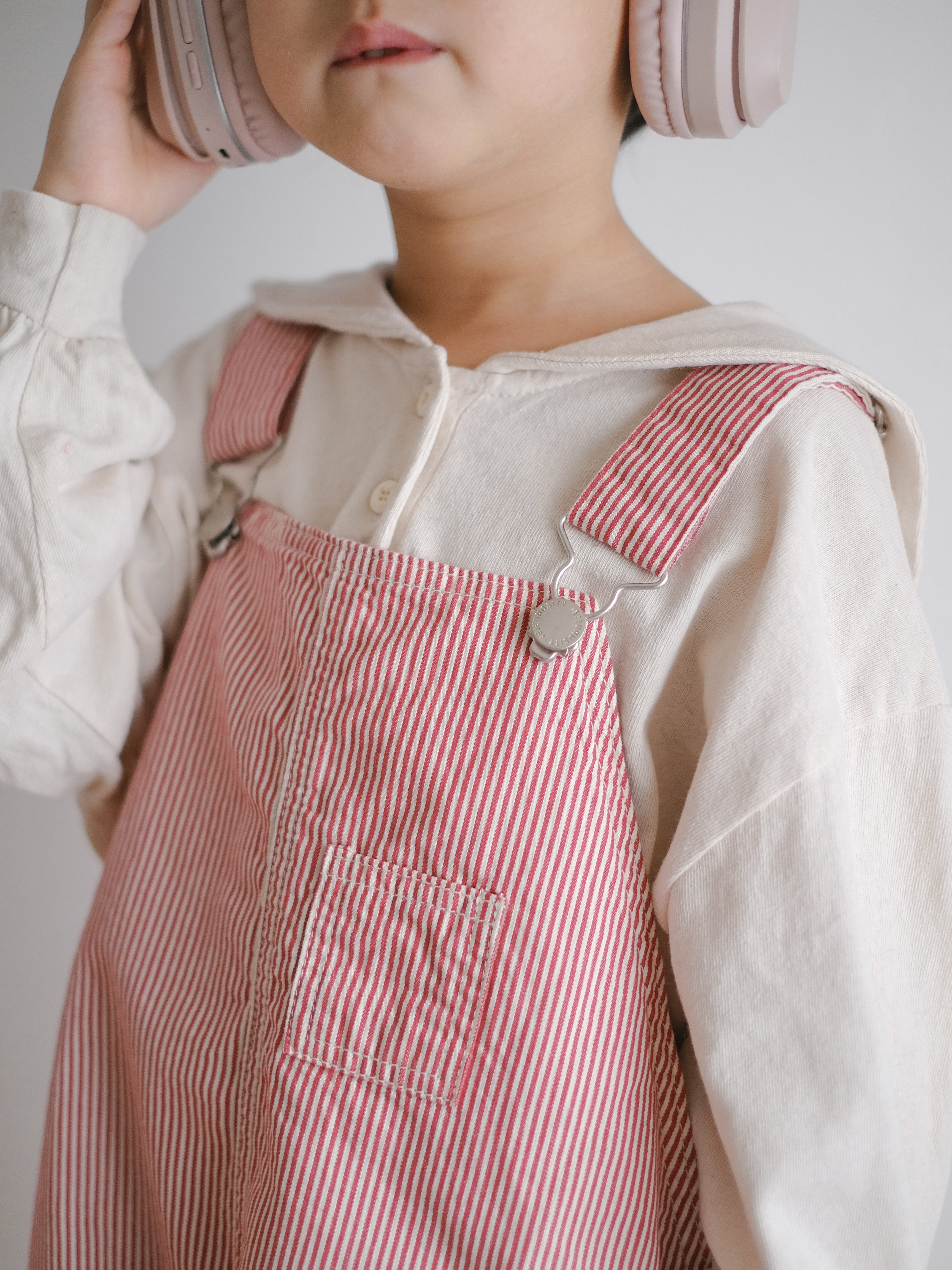 Cotton berry short overalls
