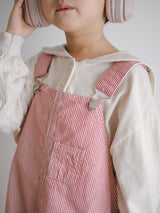 Cotton berry short overalls