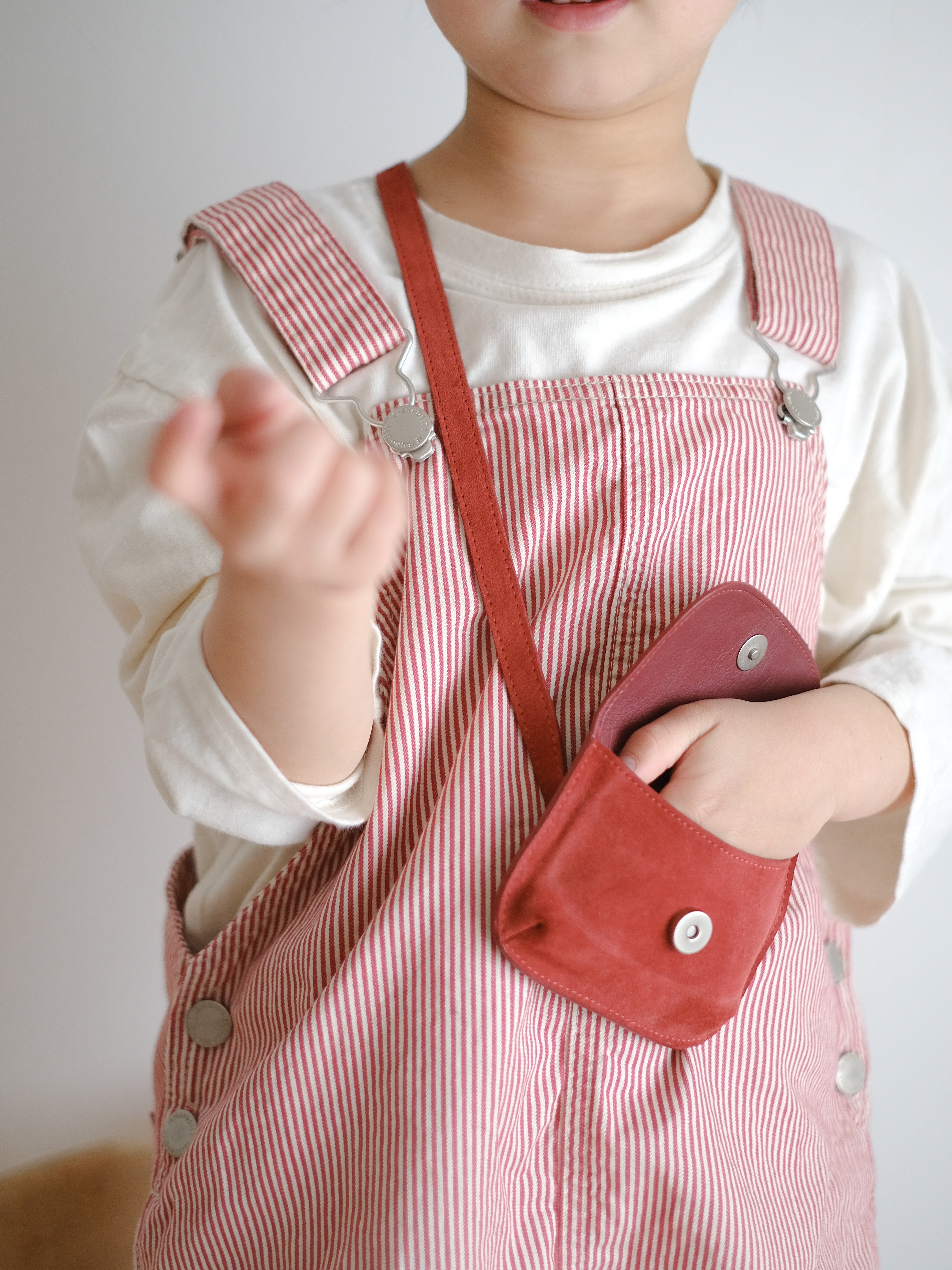 Cotton berry short overalls