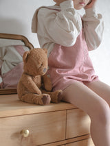 Cotton berry short overalls