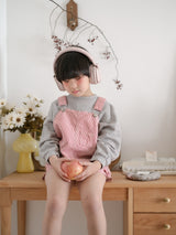 Cotton berry short overalls