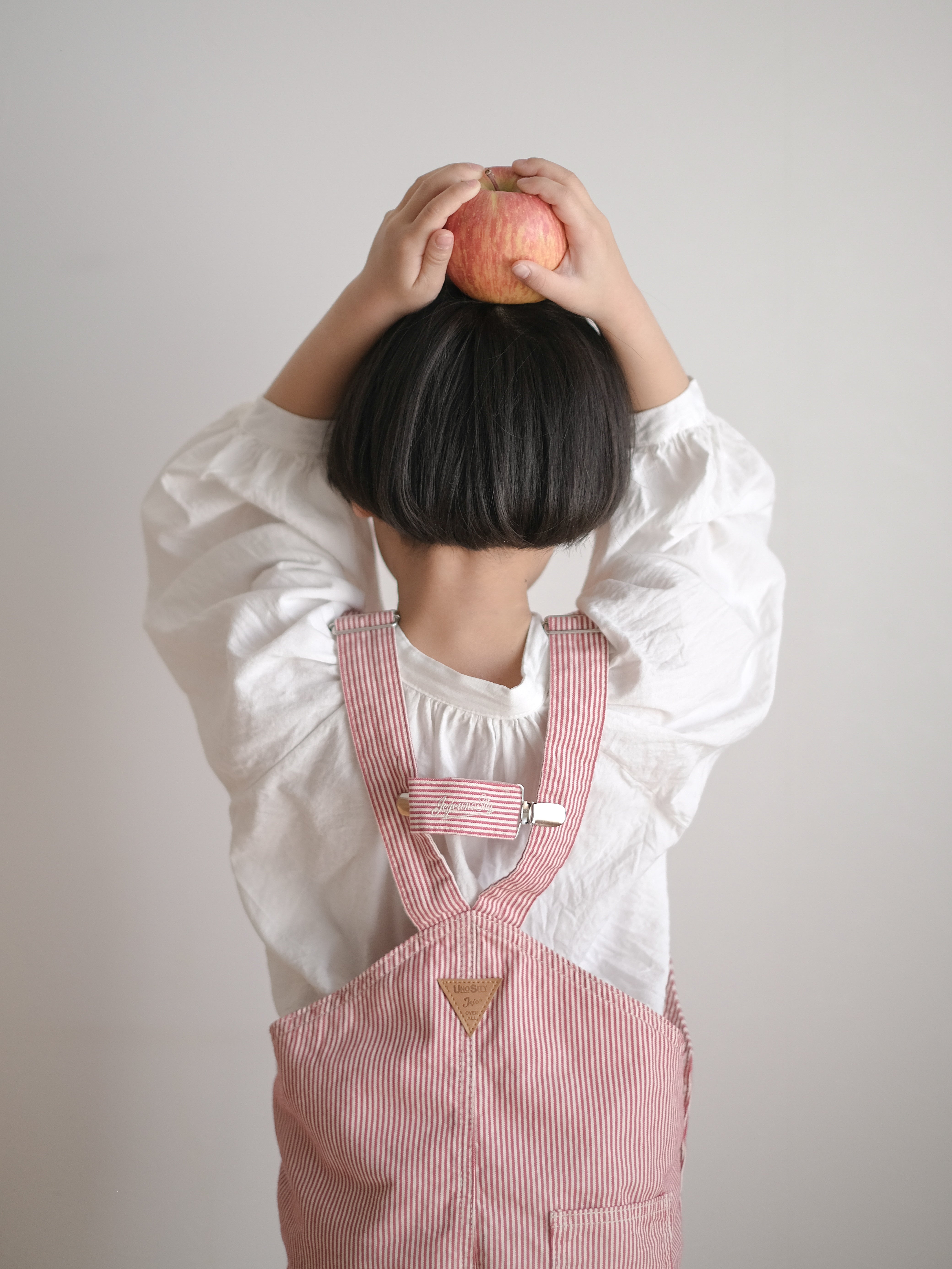 Cotton berry short overalls