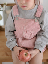 Cotton berry short overalls