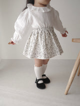Lace frill blouse