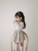 Lace frill blouse