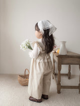 Lace frill overall