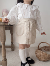 Fresh lace collar blouse