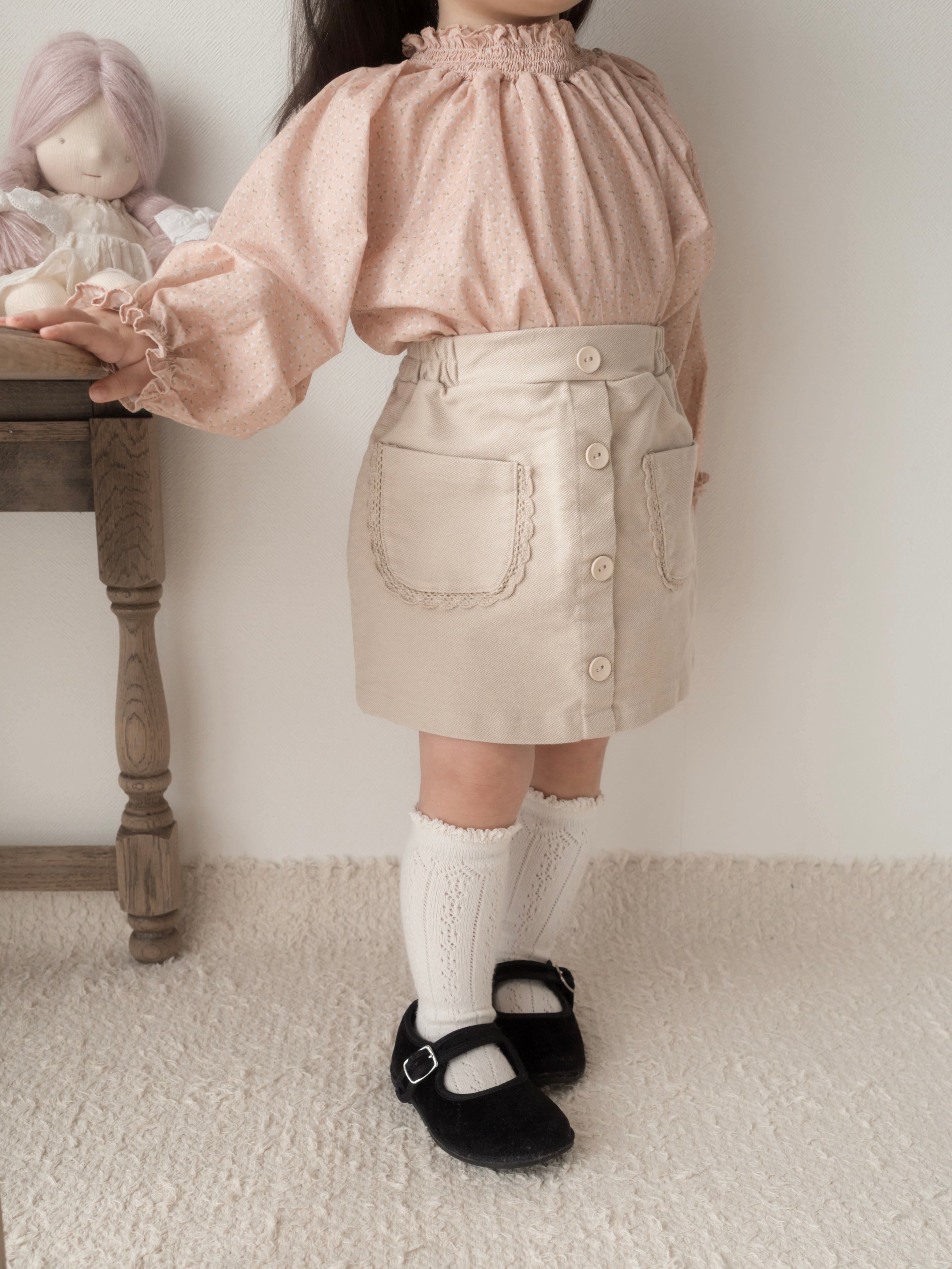 *Noeul.made* Gelato smock blouse
