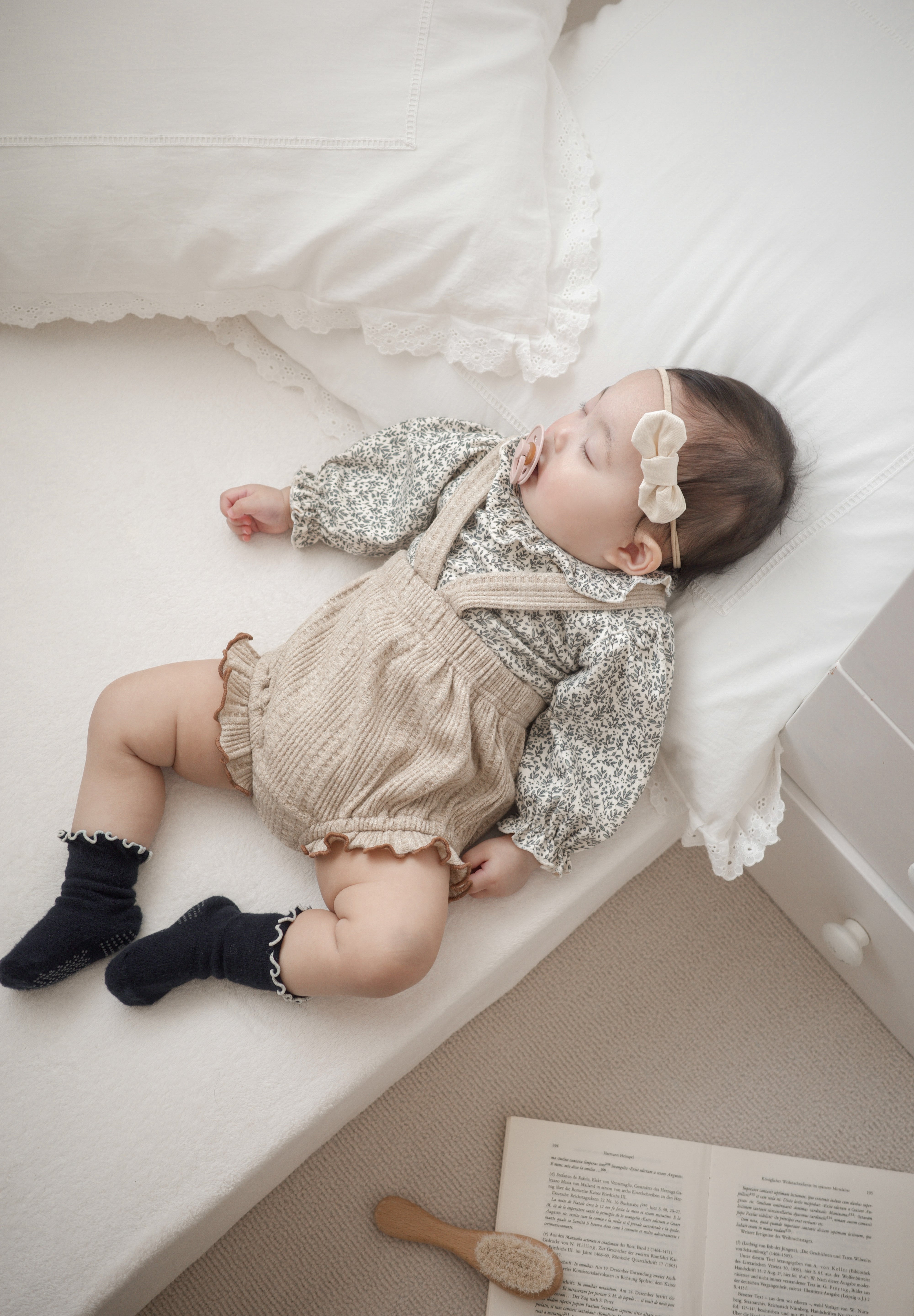 Mellow waffle suspender bloomer
