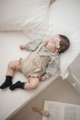 Mellow waffle suspender bloomer