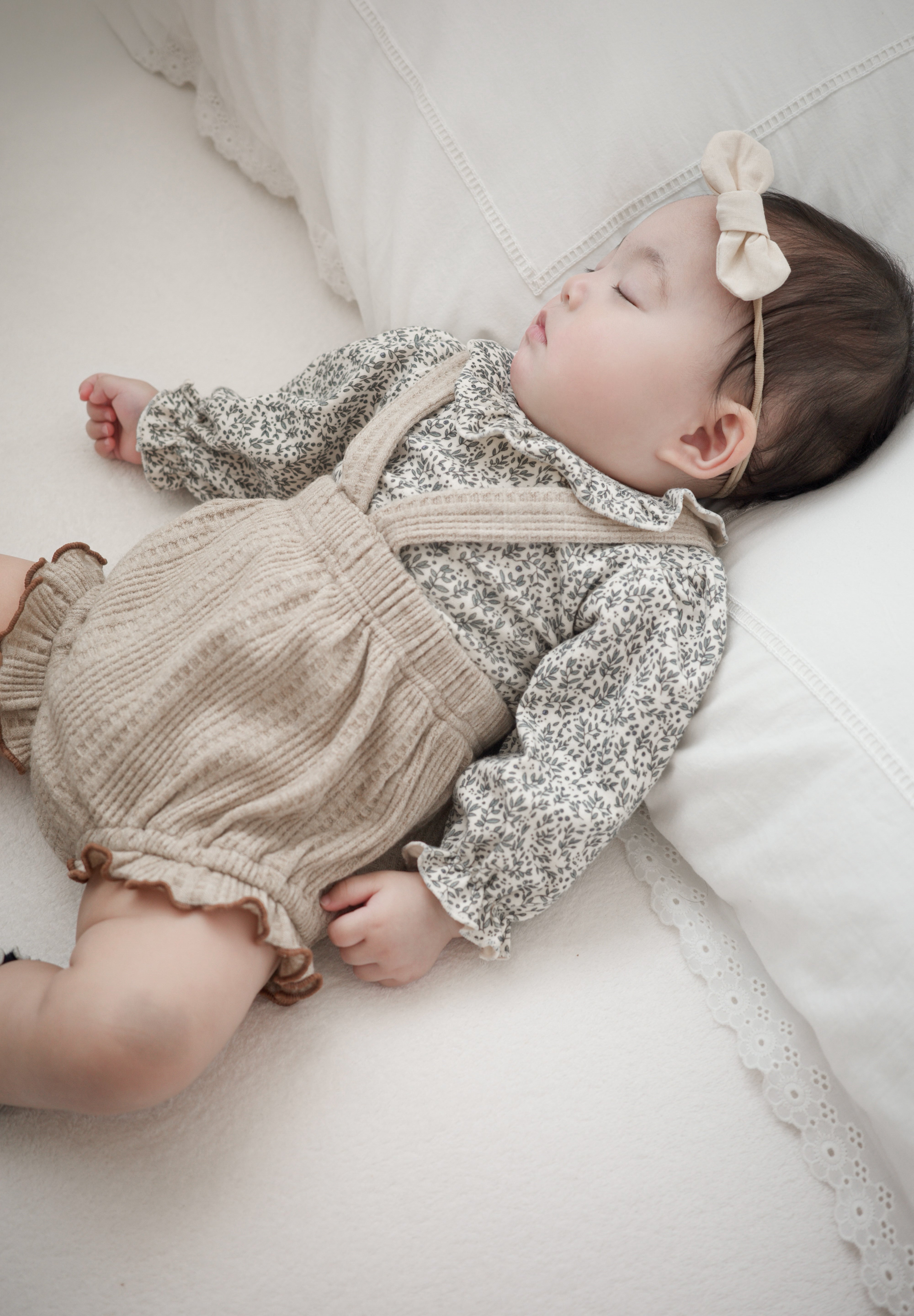 Mellow waffle suspender bloomer