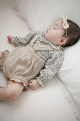 Mellow waffle suspender bloomer