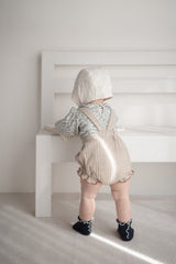 Mellow waffle suspender bloomer