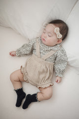 Mellow waffle suspender bloomer