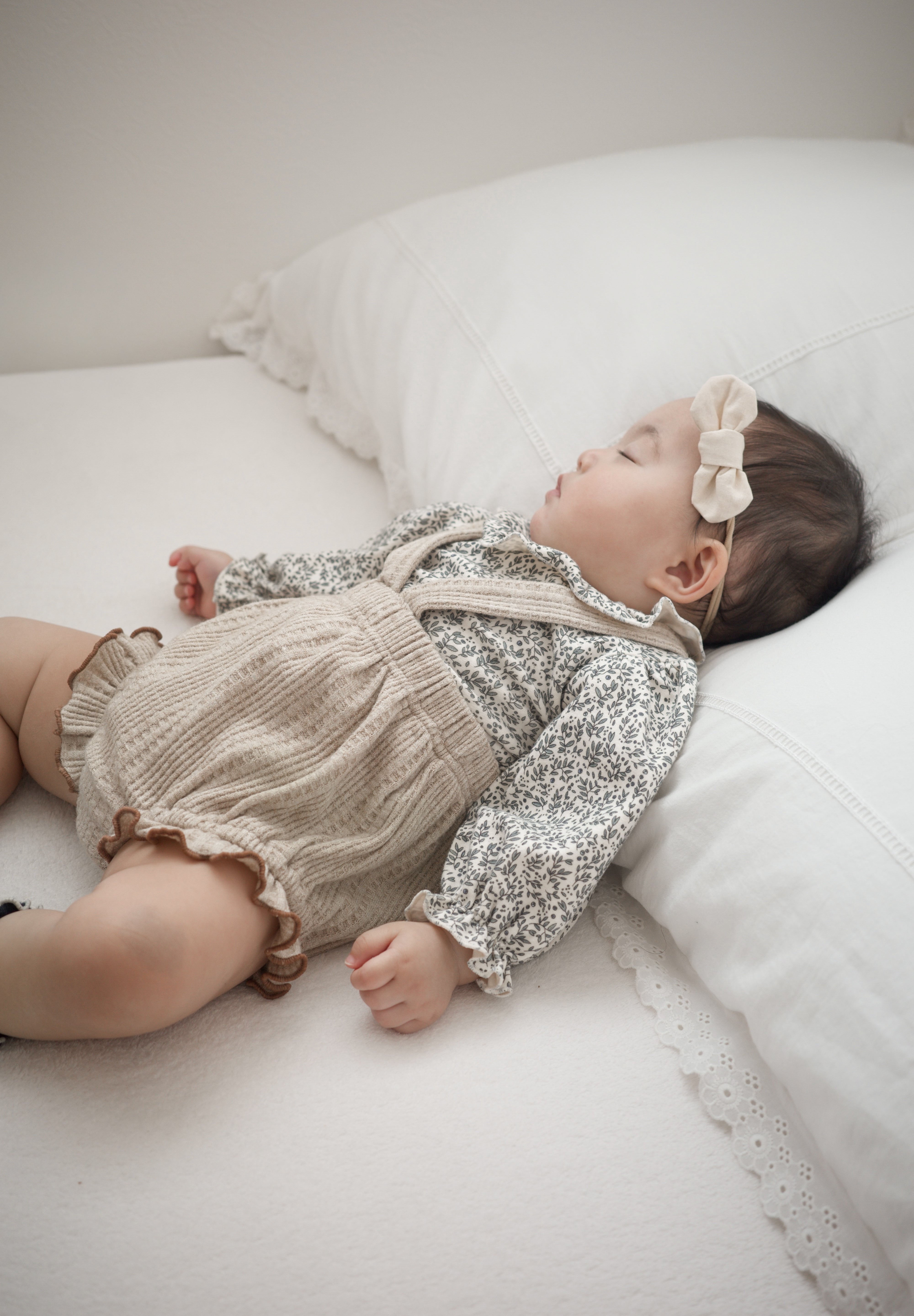 Mellow waffle suspender bloomer