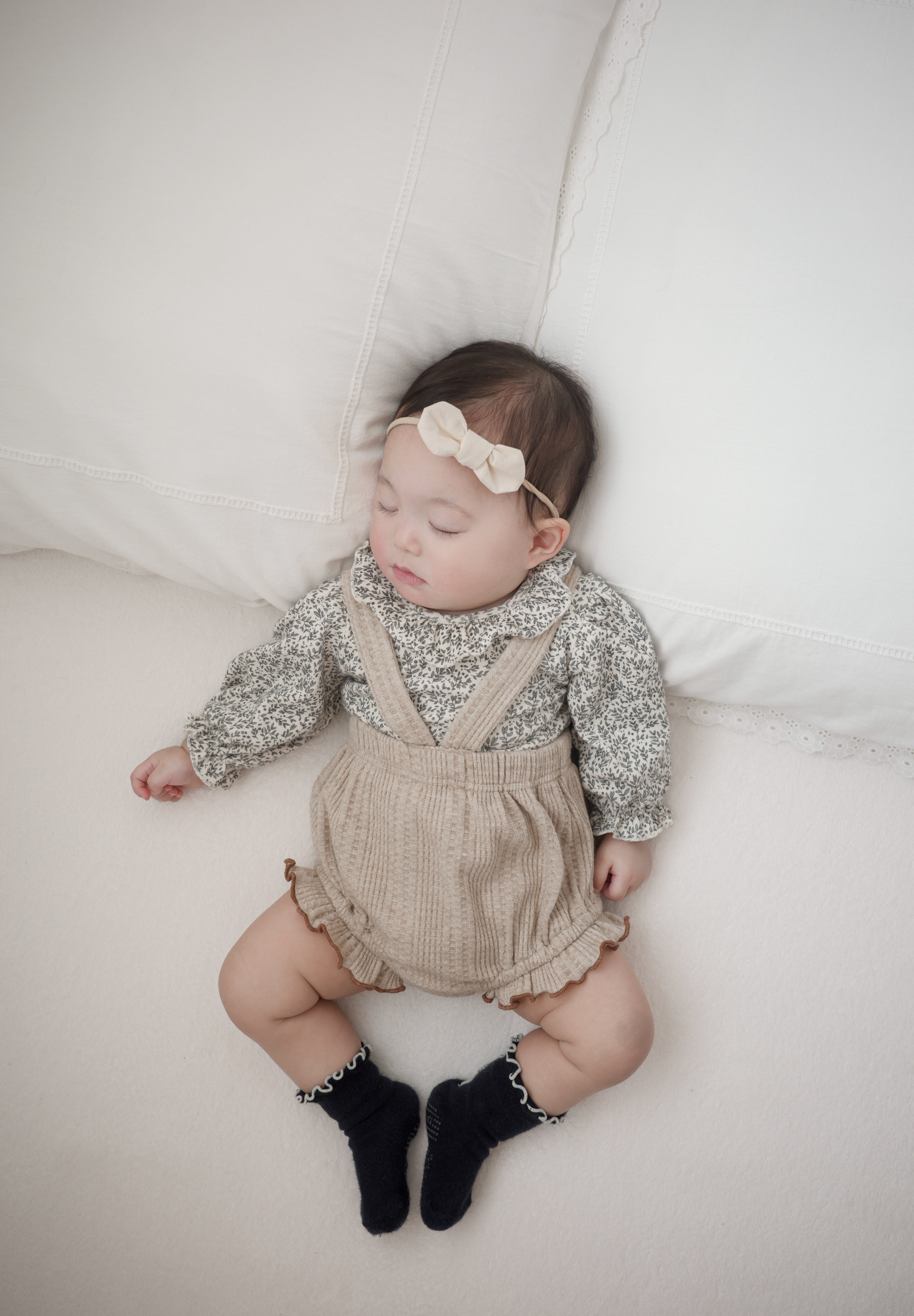 Mellow waffle suspender bloomer