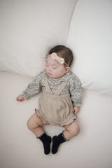 Mellow waffle suspender bloomer