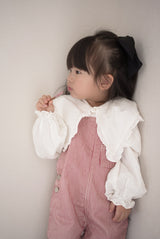 Cotton berry short overalls